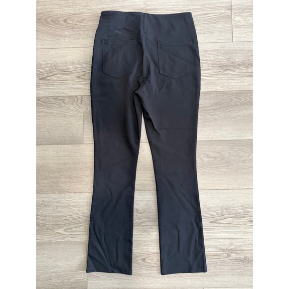 Halara Flex High Waisted Pull On Tapered Work Casual Stretch Pants 7/8 Black S - Picture 2 of 7